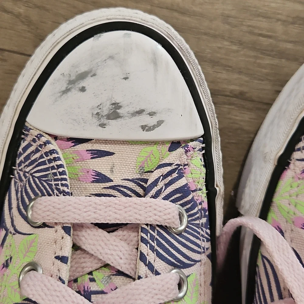 Converse Ctas Eva Lift OX Platform Low Sneakers Canvas Kid's size 3.5